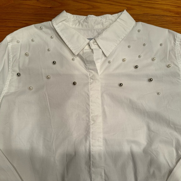 Rails Taylor Pearl Button Up Sz Medium - Picture 2 of 8